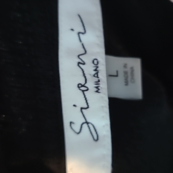 Giani Sweater Sheer Puff Sleeves Avant Garde 90s Womens Large - Picture 6 of 7